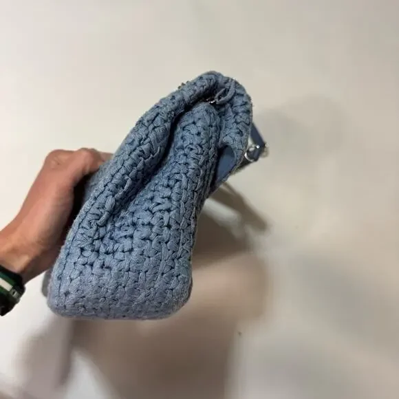 Sandro RAFFIA YZA BAG blue - Picture 7 of 9